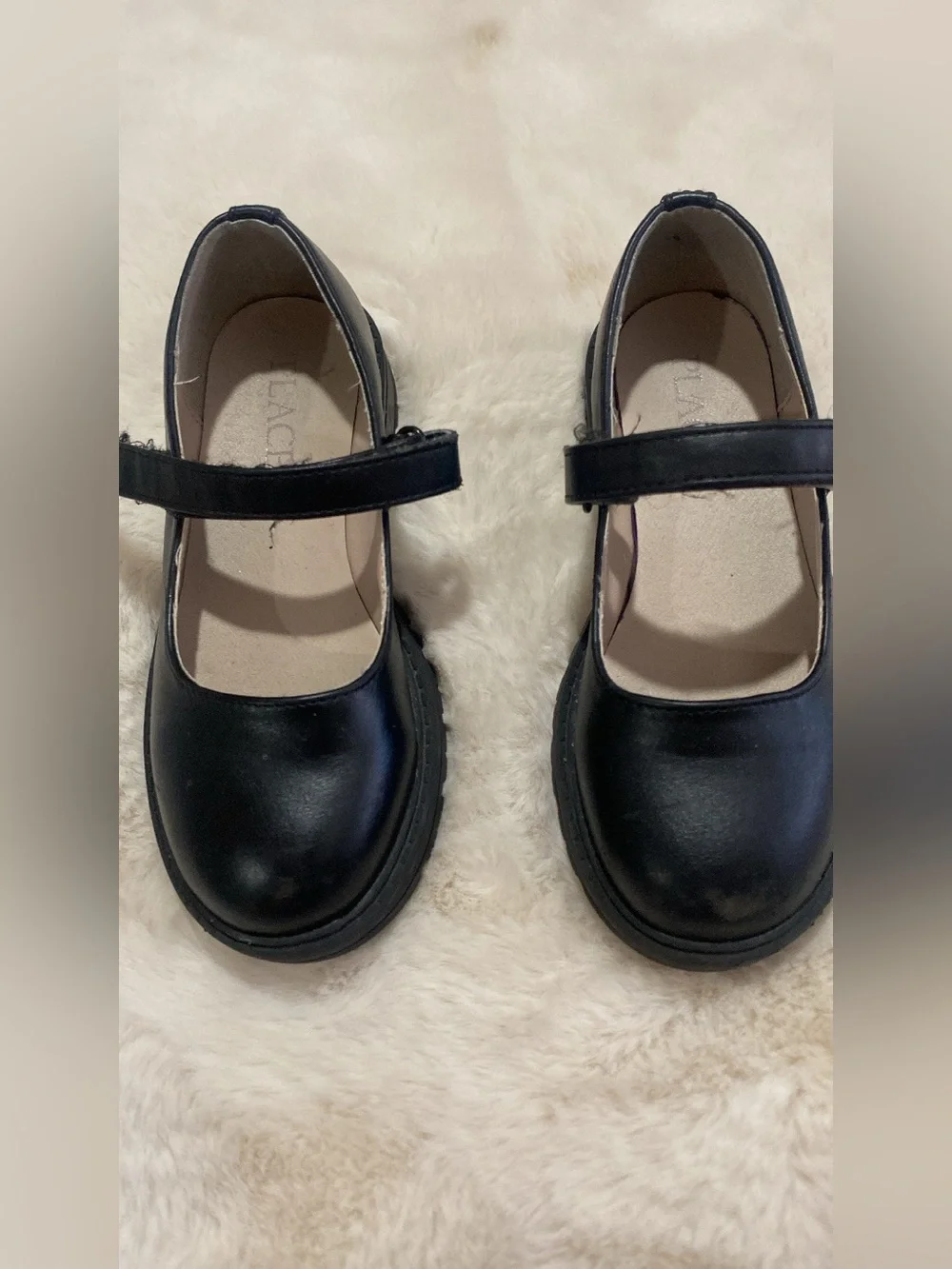The Children's Place Black Mary Jane Strap Shoes for Kids